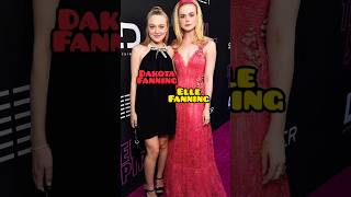 Sisters Dakota Fanning and Elle Fanning togetherlove family hollywood celebrity [upl. by Alegnave]