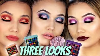 THREE LOOKS USING THREE PALETTES  ABH Norvina Palettes Vol 1 2 amp 3 [upl. by Brigitte]