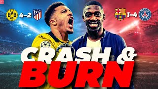 Barcelona Implode Against PSG  Dortmund amp Atletico Classic [upl. by Teilo]