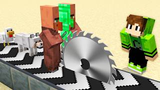 CORTEI OS MOBS AO MEIO NO MINECRAFT [upl. by Vincenty172]