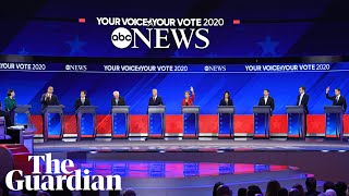 US election 2020 highlights from the third Democratic presidential debate [upl. by Ahola46]