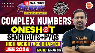 Complex Numbers  One Shot  Shortcuts  PYQ  JEE 2024  JEE Math  Kiran Sir  Class 11  Class 12 [upl. by Llenaj46]