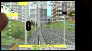 Train Driving Game  Working in accordance with a stringline diagram Train Drive ATS for iPhone [upl. by Urion139]