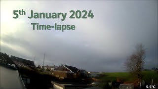 5 January 2024 Timelapse [upl. by Doersten621]