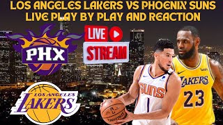 LIVE  Los Angeles Lakers Vs Phoenix Suns Play By Play amp Reaction nba [upl. by Dimond937]