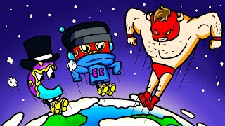 We Evolved Our Wrestler and Jumped to Space in Burrito Bison Launcha Libre [upl. by Fernandez]