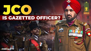 Is Army JCO a Gazetted Officer [upl. by Deth506]