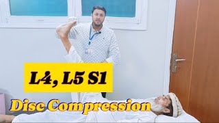 L4L5 Disc Compression ExercisesDisc Bulge herniated disc Treatment 椎间盘压迫的运动 [upl. by Aihsenek802]