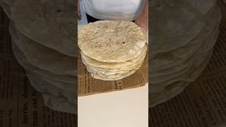 How to make tortillas with only 3 ingredients cooking food recipe tortilla asmr foodieblog [upl. by Colfin]