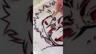 my first time glass drawing 2024 anime mychannel youtube sakuna viralshorts indian [upl. by Chaim]