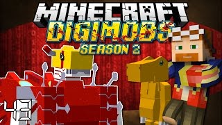 Minecraft DIGIMOBS SEASON 2 EP 43  ShineGreymon [upl. by Tlevesoor503]