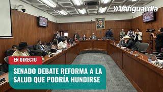 Tras intervención de la EPS Sanitas Senado debate hoy la reforma a la salud [upl. by Riatsala]