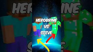 Steve all forms can defeat Herobrine  🙀 shorts minecraftshorts viralshorts [upl. by Nosyla]