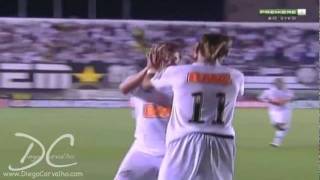 Amazing Neymar goal Santos x Flamengo [upl. by Wieren]