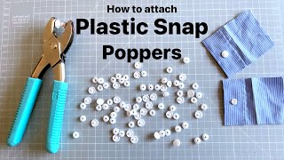 Plastic snap popper tutorial Press on popper diy Prym Snap Pliers Fabric popper DIY Anita Benko [upl. by Dianthe]