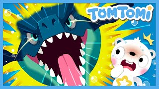 ✨NEW✨ Mosasaurus Song  Giant Sea Lizard🌊  Dinosaur Song  Kids Song  TOMTOMI [upl. by Ynoep91]