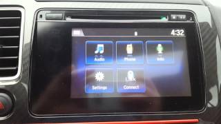 Clock Adjustment  Honda Display Audio [upl. by Sisxela]