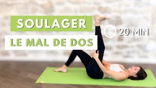 20 MIN PILATES  En finir avec le MAL DE DOS  Renforcement et Assouplissement des lombaires [upl. by Shawnee]