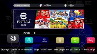 eFootball 2024 PSPPPSSPP  Actualización Eurocopa y Copa América  C19 [upl. by Abbotson]