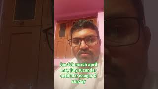 Jan feb march april may july sucundar octdudar naugar sunday 😅😅youtube funny viralshort [upl. by Einamrej]