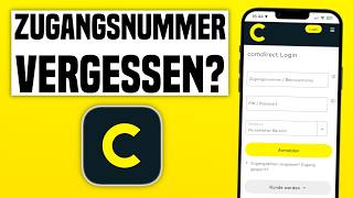 Comdirect Zugangsnummer vergessen Comdirect Zugangsnummer finden Anleitung [upl. by Rimidalg808]
