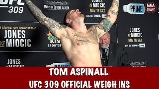 Tom Aspinall weighs in as a backup for UFC 309 [upl. by Arehs888]