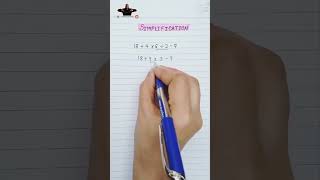 Simplification Trick 😯 youtubemathseasytrickmathstrickseasymethodshortsshortvideoviralvideo [upl. by Smiga]