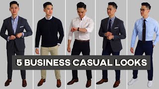 What Is Business Casual  5 Minimal Business Casual Outfit Ideas [upl. by Pearse]