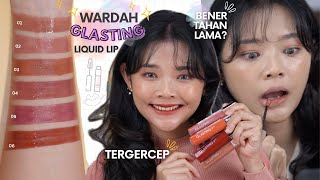 REVIEW WARDAH GLASTING LIQUID LIP TERGERCEP TAHAN LAMA BANGET SAWO MATANG APPROVED  RIRIEPRAMS [upl. by Arval]