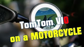 TomTom VIO navigation on a motorcycle [upl. by Uok]