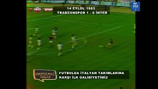 198384 32 And Coppa UEFA  14091983 TrabzonsporINTER 10 Short Clip Musicale  TRT3 Sport [upl. by Anaek]