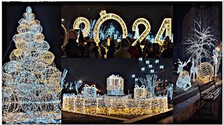 Shnorhavor Nor Tari New Years Eve 2024 Republic Square and Yerevan Downtown Park Armenia [upl. by Drud]