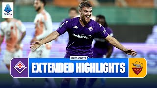 Fiorentina vs Roma Extended Highlights  Serie A  CBS Sports Golazo [upl. by Cammie]