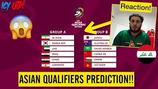 AFC Asian World Cup 2022 Qualifiers Groups Prediction  Whos Going to QATAR [upl. by Seigler]