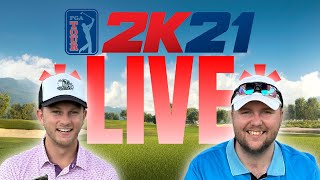 PLAYING PGA 2K21 TODAY [upl. by Calesta]