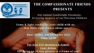 TCF Port Elizabeth Annual Candle Lighting 2024 [upl. by Musetta982]