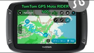 Tomtom Gps Moto Rider 500 au meilleur prix [upl. by Wieren82]