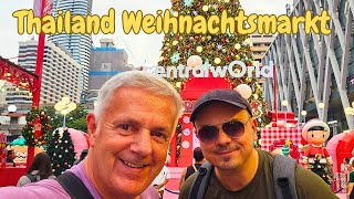 Auf dem Weihnachtsmarkt in Bangkok  Reisen nach Thailand 2024 [upl. by Allehs]