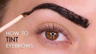 How To Tint Brows At Home Tutorial  Shonagh Scott [upl. by Arjun]