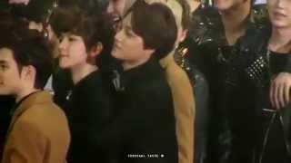 Fancam130131 SMA EXOK Kai backhugging Baekhyun [upl. by Oberstone]