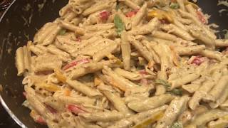 RASTA PASTA WITH SHRIMP CREAMY amp DELICIOUS HOW TO MAKE RASTA PASTA AT HOME ❤️💚💛 [upl. by Aihsenrad]