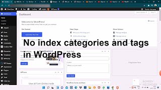 How to NoIndex categories and tags in WordPress blog to Crawl without error [upl. by Ethbun645]