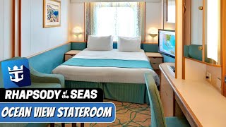 Rhapsody of the Seas  Ocean View Stateroom  Full Walkthrough Tour amp Review  2024 [upl. by Rednave926]