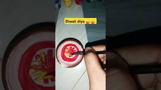 Diwali Diya artart diyart diwali diwalispecial shorts treanding viralshorts viralvideosdiy [upl. by Elleynod]