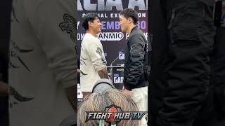 Ryan Garcia LAUGHS IN THE FACE of Rukiya Anpo during Face Off [upl. by Lancey]