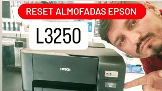 reset almofadas Epson l3250 fácil solução epsonl3250 [upl. by Shrier]