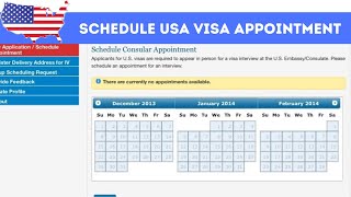 How to schedule USA Visa appointment online  Step by Step 2020 [upl. by Jeanine379]