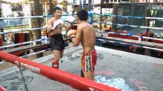 Pakorn and Sangmanee Sparing  13 Coins Gym [upl. by Audras664]