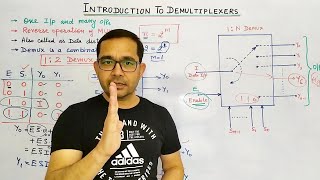 11 Introduction to Demultiplexers in Hindi  Tech Gurukul by Dinesh Arya [upl. by Aerdnaz]