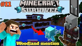 I Find Secret Woodland Mansion  Minecraft Survival Series EP 11  Minecraft Gameplay In Hindi [upl. by Anigar]